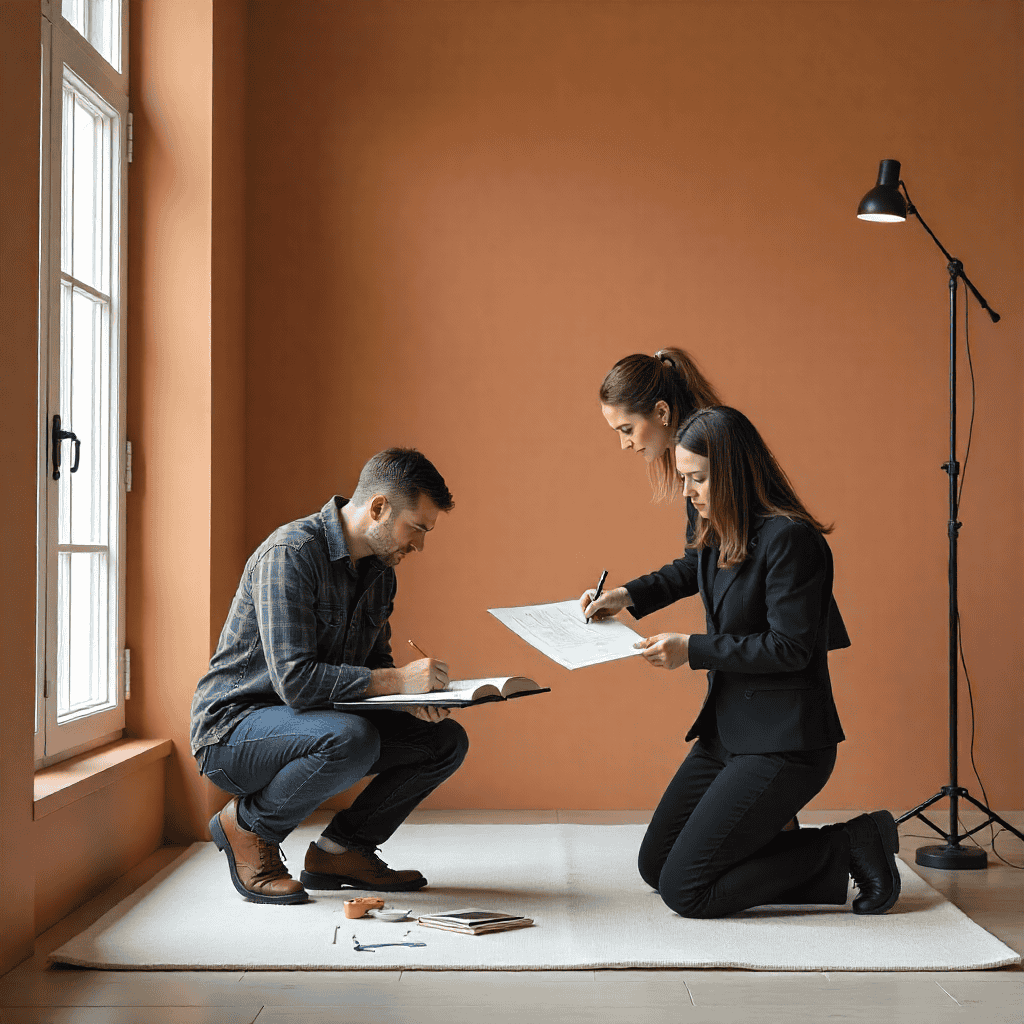 Craftsman working in our workshop